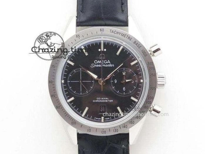 0414 Speedmaster Racing Master SS HKF Best Edition Black Dial on SS Bracelet A Versatile 7810